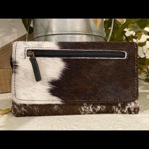 Cookie Crunch Leather and Hairon Wallet